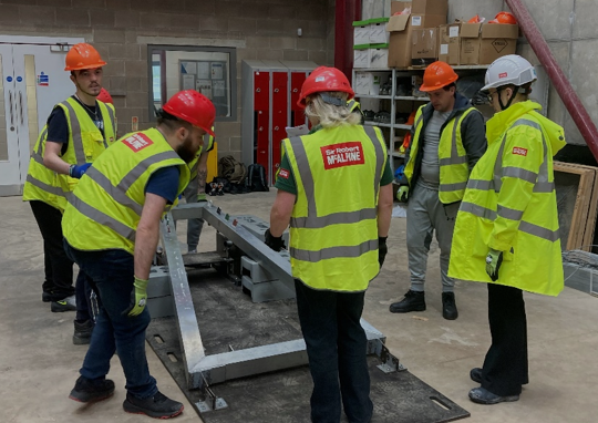 Creating careers in construction programme was helped by Sir Robert McAlpine