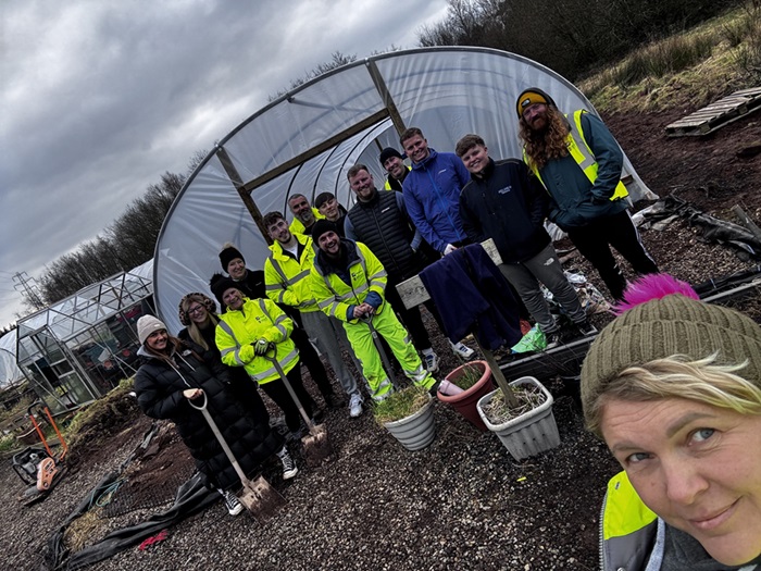 NG Bailey volunteers at Goodlives