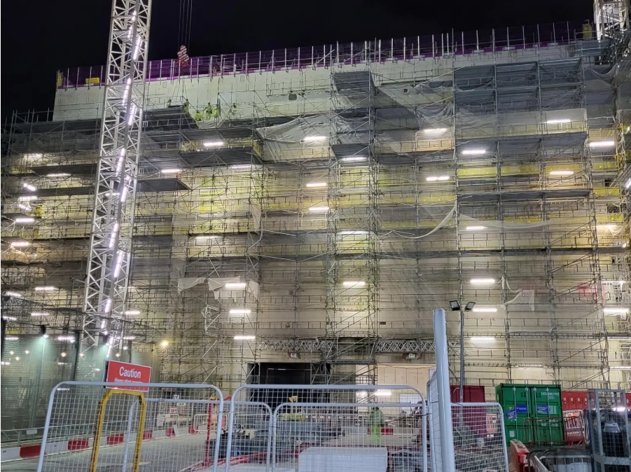 SCP scaffold removal is underway
