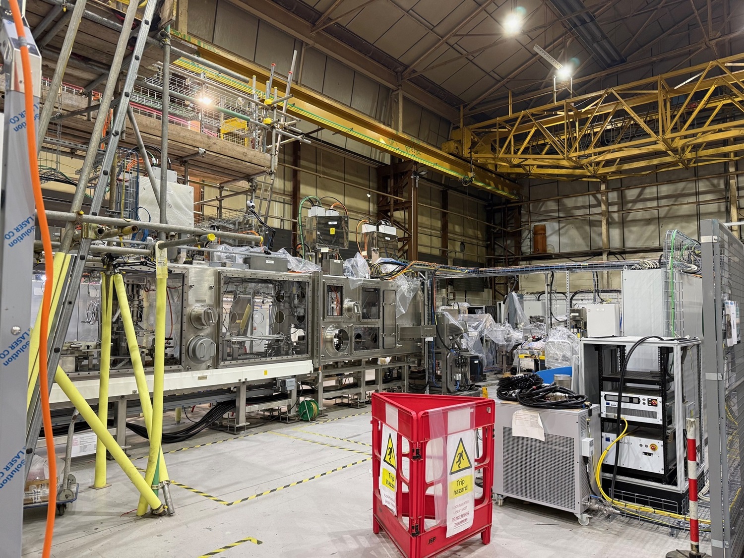 System 505 and 508 of the 500 glovebox line.